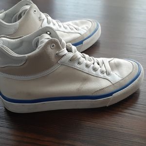 Rag & Bone Women's High Top Sneakers Ecru White Size 39 (EUR) / 9 (US)